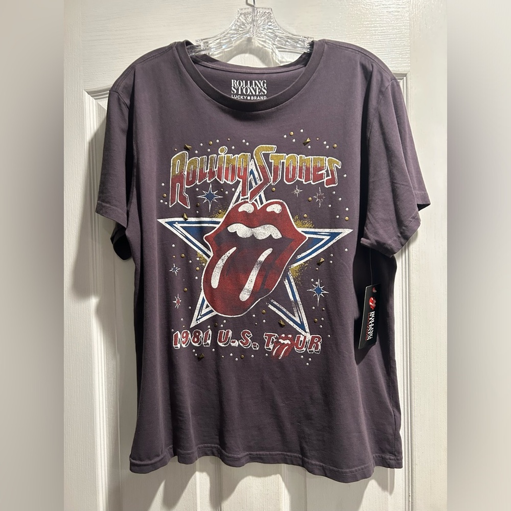 Lucky Brand Rolling Stones Graphic T-Shirt-Large